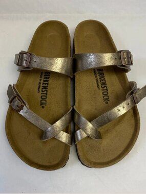 Birkenstock Mayari Graceful Taupe Regular Width Sandals
